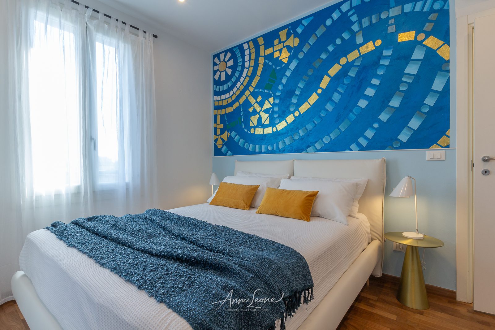 Camera da letto Stella Placidia, ispirata ai mosaici di Ravenna